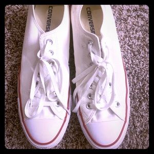 White Low-top Converse